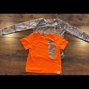 Carhartt long sleeve and short sleeve combo